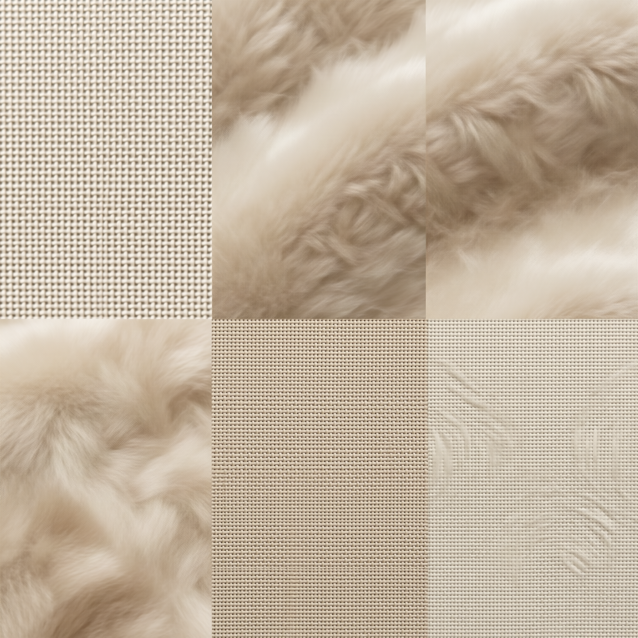 Comparison chart of grasscloth vinyl and fabric-backed textured wallpaper materials