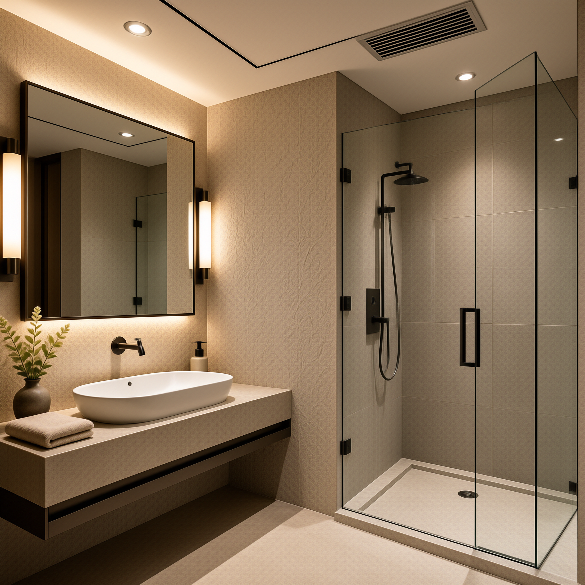 Quel papier peint choisir pour une salle de bain sans fenêtre ou mal ventilée ?