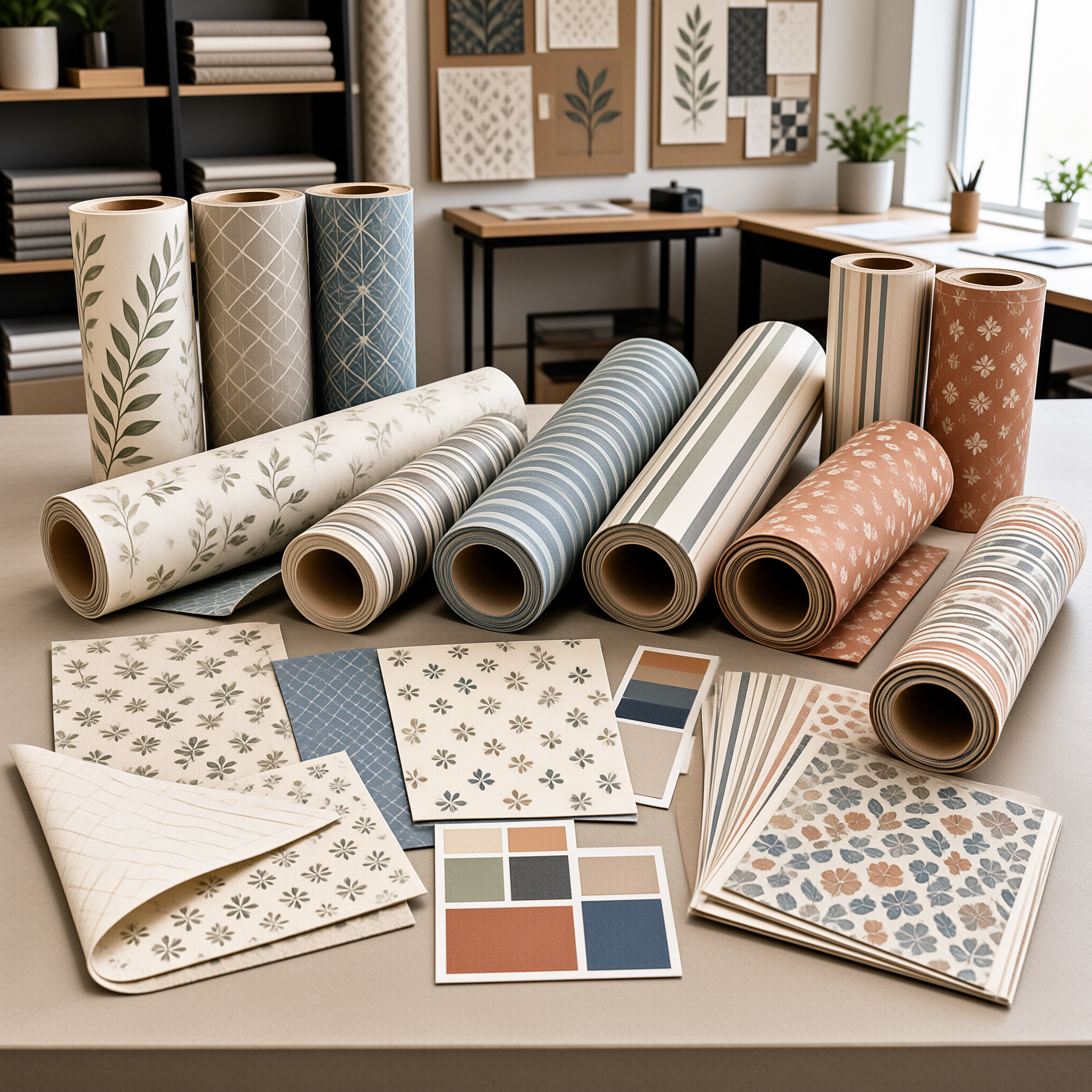 Wallcovering Roll Sizes: Pattern Matching and Waste Guide