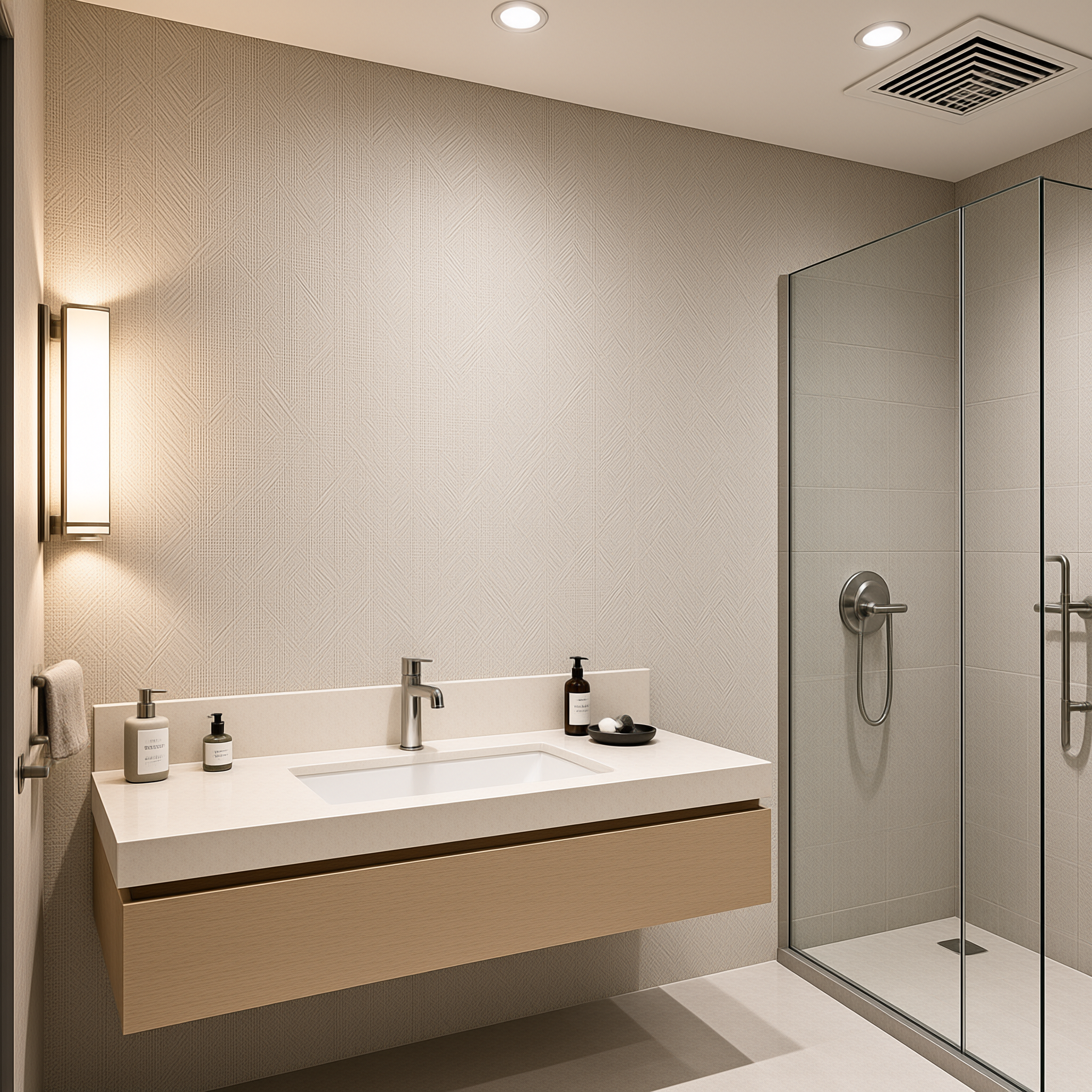 Best Wallpaper for Bathrooms with No Window or Poor Ventilation